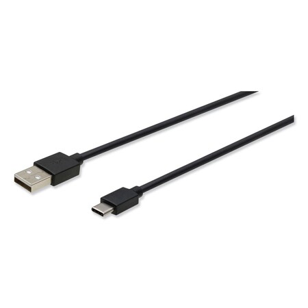 Maxpower 10 ft. USB to USB C Cable, Black MA3194194